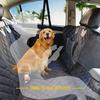 STLFOverseas In Stock Eco-Friendly Dog Car Seat Cover Nylon Polyester Mesh Window Storage Pockets Backseat Pet Accessory