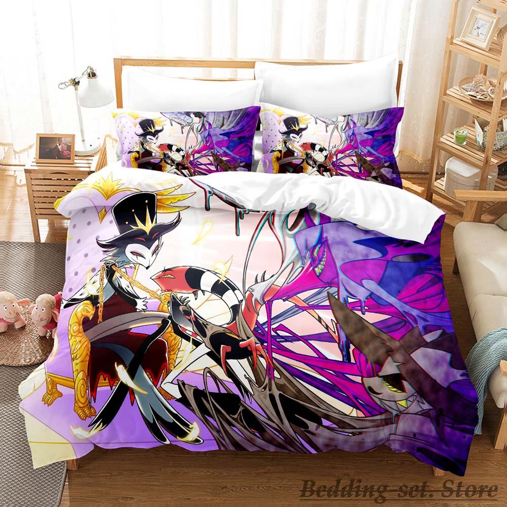 2023 Loona Boss Bedding Set Single Twin Full Queen King Size Bed Set Adult Kid Bedroom Duvetcover Sets Anime Parure De Lit Bed