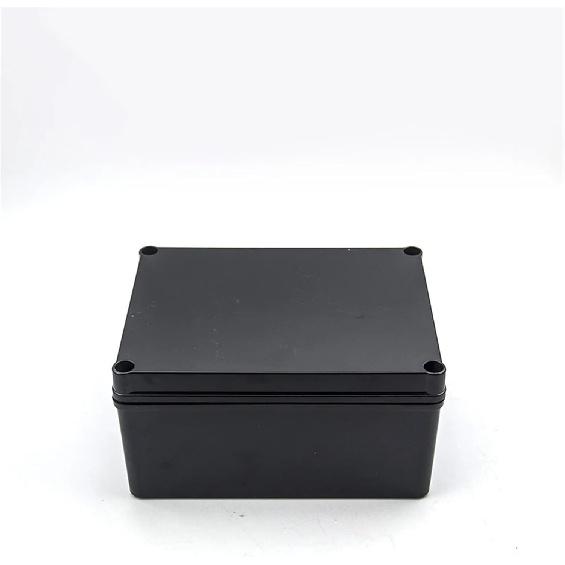Junction Box Outdoor ABS Plastic Power Box Electrical Power Box Industrial Fire Flameproof Junction Box Black(F3 115x90x55mm)