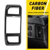 Rear Carbon Fiber Interior Air Vent Outlet Cover Trim Frame For 15-20 Ford F150