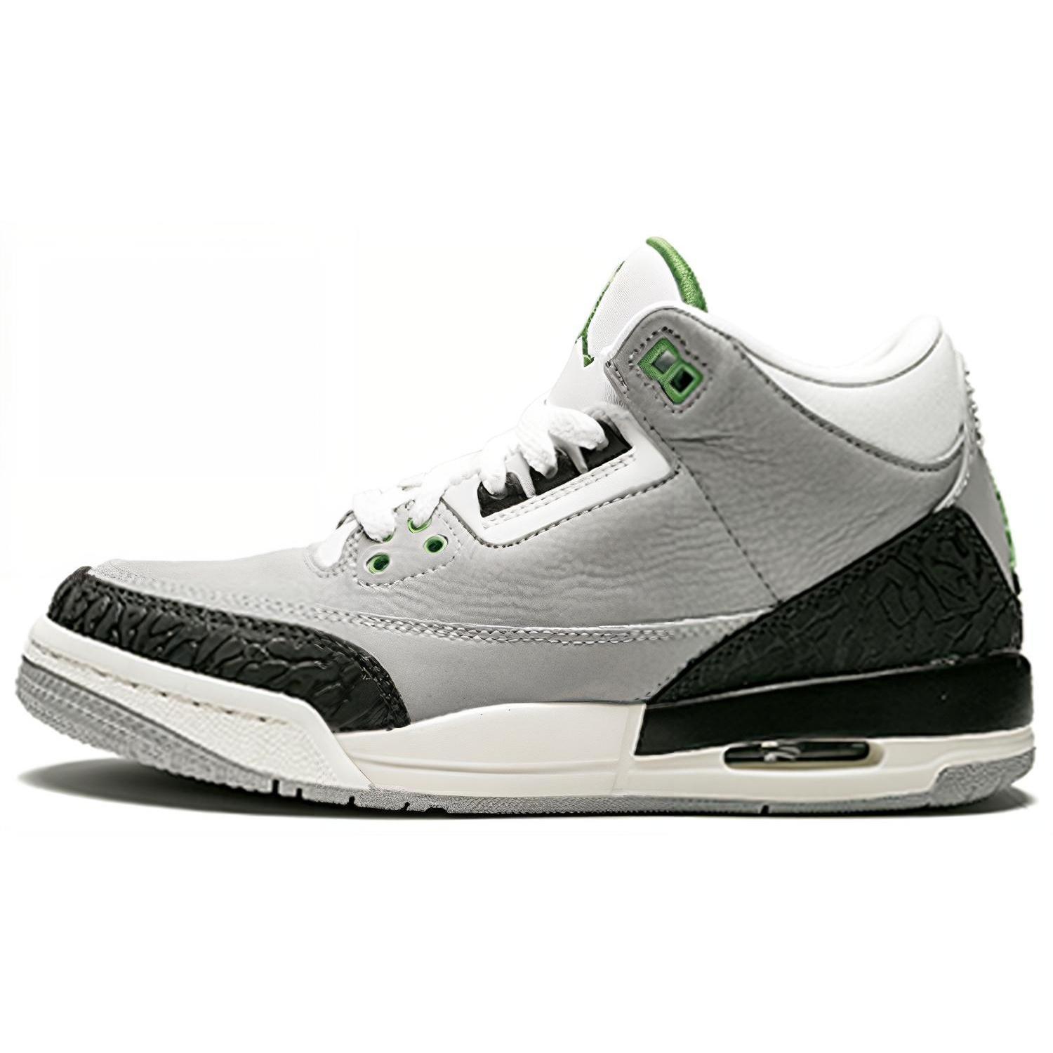 (GS) Air Jordan 3 Retro Chlorophyll Kids 398614-006 EU 35.5