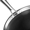 HexClad Hybrid Nonstick Wok (30cm) [Nonstick Coating] Induction/Oven/Dishwasher Safe (Manufacturer Direct Warranty) [HexClad]
