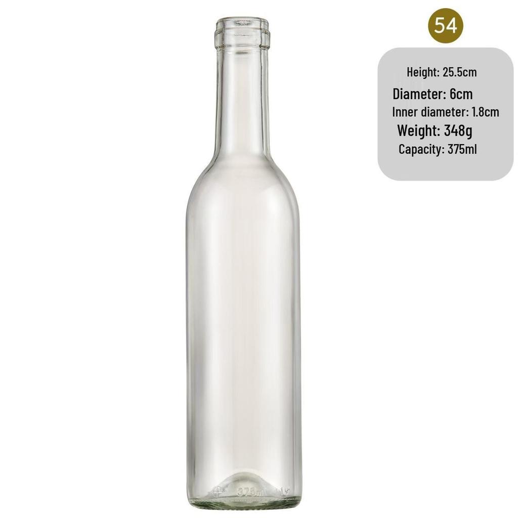 In-Stock Burgundy Green Glass Wine Bottle - Ideal for Red Wine, Liquor, Home Brewing, and Fruit Wine Storage