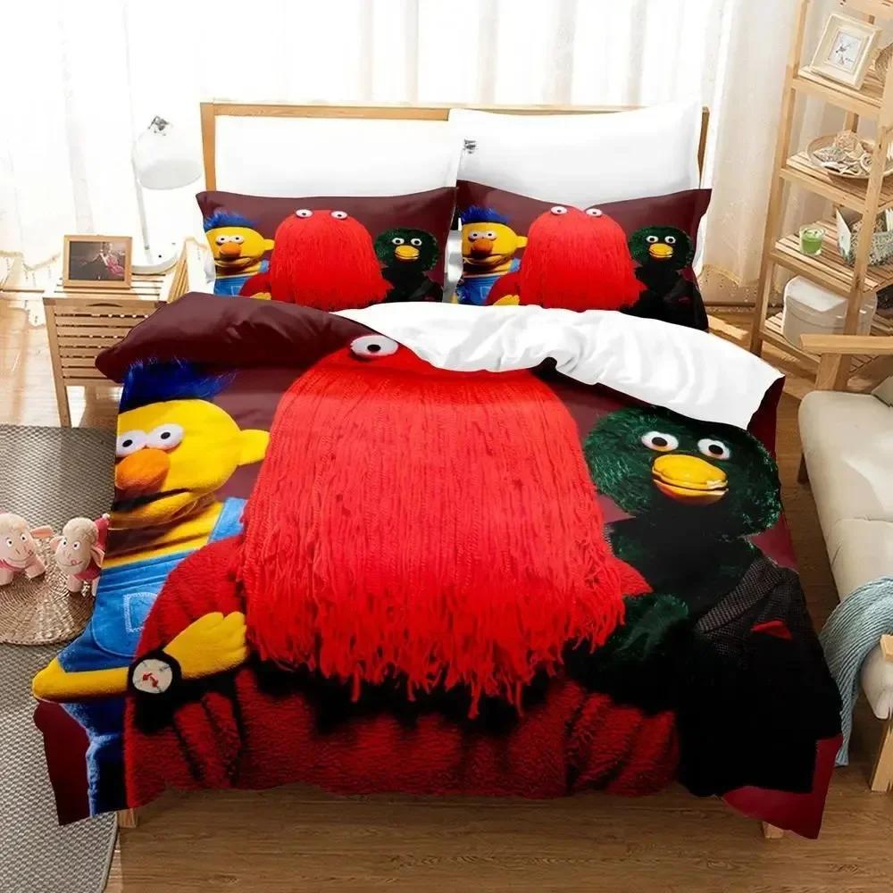 3d Anime Don't Hug Me I'm Scared Bedding Set Printed With Pillowcase Bed Duvet Cover Soft Single Double Queen Super King Size