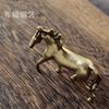 Solid Copper Horse Figurine Desktop Decor Office Paperweight Animal Ornament Home