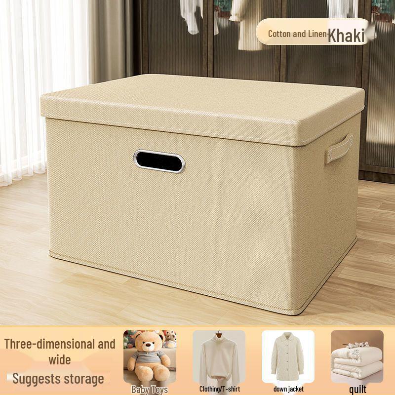 Extra Large Moisture-Proof Storage Box for Clothes and Bedding - Thick, Mildew-Resistant, High Capacity Organizer