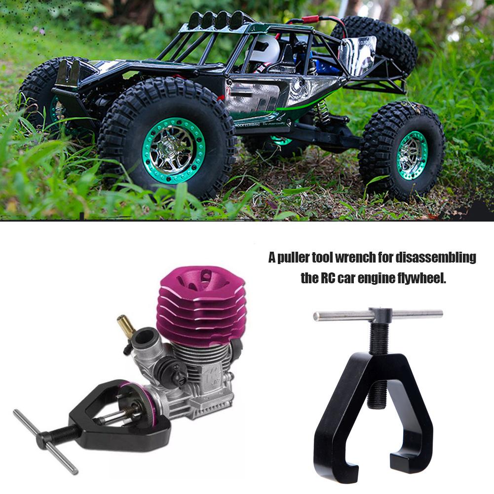 For HUDY Nitro Gas Engine Flywheel Puller Tool Wrench Fit for 18 110 RC Car Off RoaderBlack