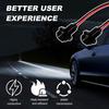 DXNQ 6PCS T10 Extension Harness Plug Connector, Car Instrument 194 Bulb Socket Base with 4.33" Wire Harness, Tail Light Socket Pre-Wired Rubber Lamp