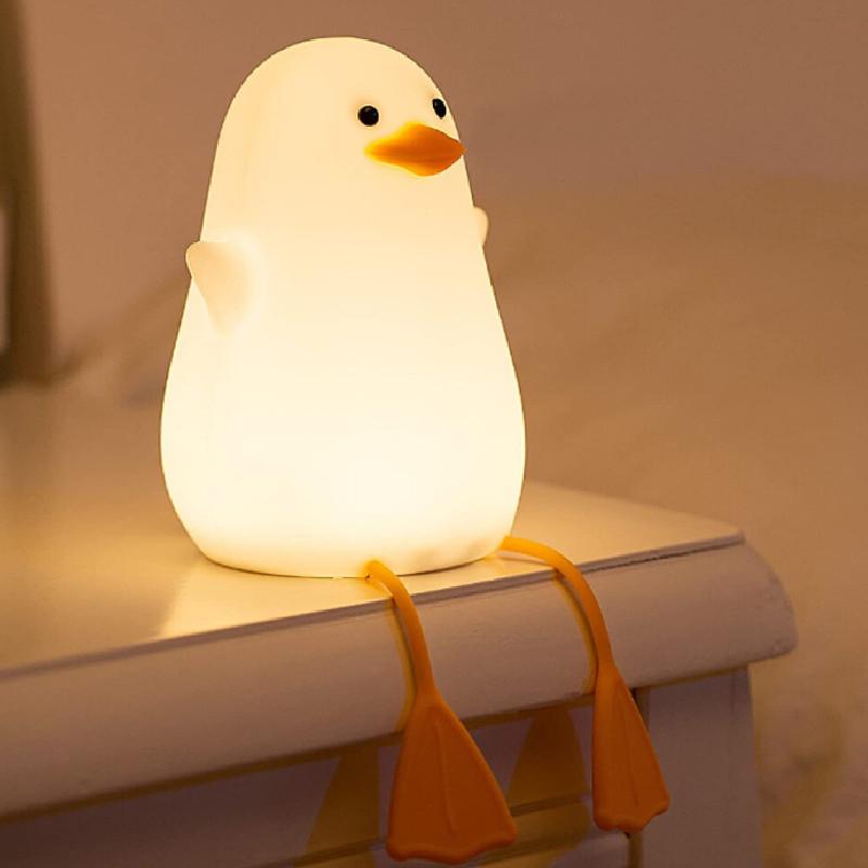 Charmante LED-Möwen-Nachtlampe Touch-Steuerung Cartoon-Stil Für Einzigartige Geschenke