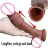 Men Penis Extender Sleeve Realistic Comdom Delay Ejaculation Penis Sleeve Dick Male Dildo Sex Toys for Men Adult Erotic Goods
