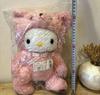 [USED] Rare Hello Kitty Transforming Teddy Bear Plush Toy, Pink, Size M, Sanrio
