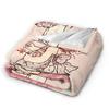Girl Sarah Kay with Flower Blanket Quality Super Warm  Throw Blanket Spring Decorative Bedroom Aesthetic Bedspread