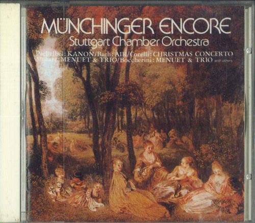 

CD KARL MNCHINGER STUTTGART CHAMBER Mozarts Minuet Munchinger Encore 230E51066 LONDON Japan Classical Used