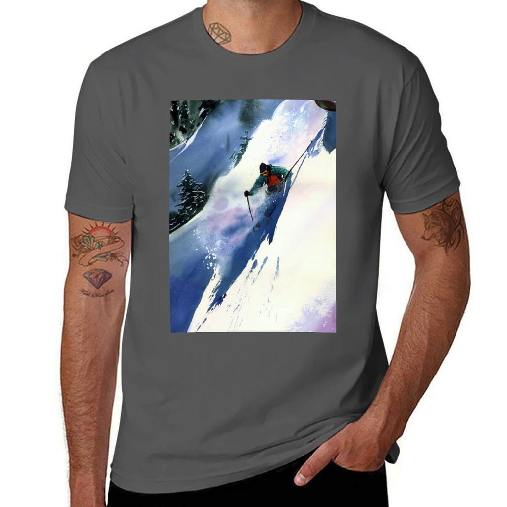 Extreme Downhill TShirt Christmas Casual Short Sleeve Top