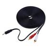 3.5mm Plug Jack Connector To 2RCA Male Music Stereo Adapter Cable Audio AUX Line for Phones TV Sound Speakers