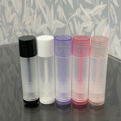 Yousheng 50 Stück Lippenstifthülsen, umweltfreundlich, durchscheinender Kunststoff, leere Lippenbalsamflaschen, DIY-Lippenstift-Zubehör für Zuhause