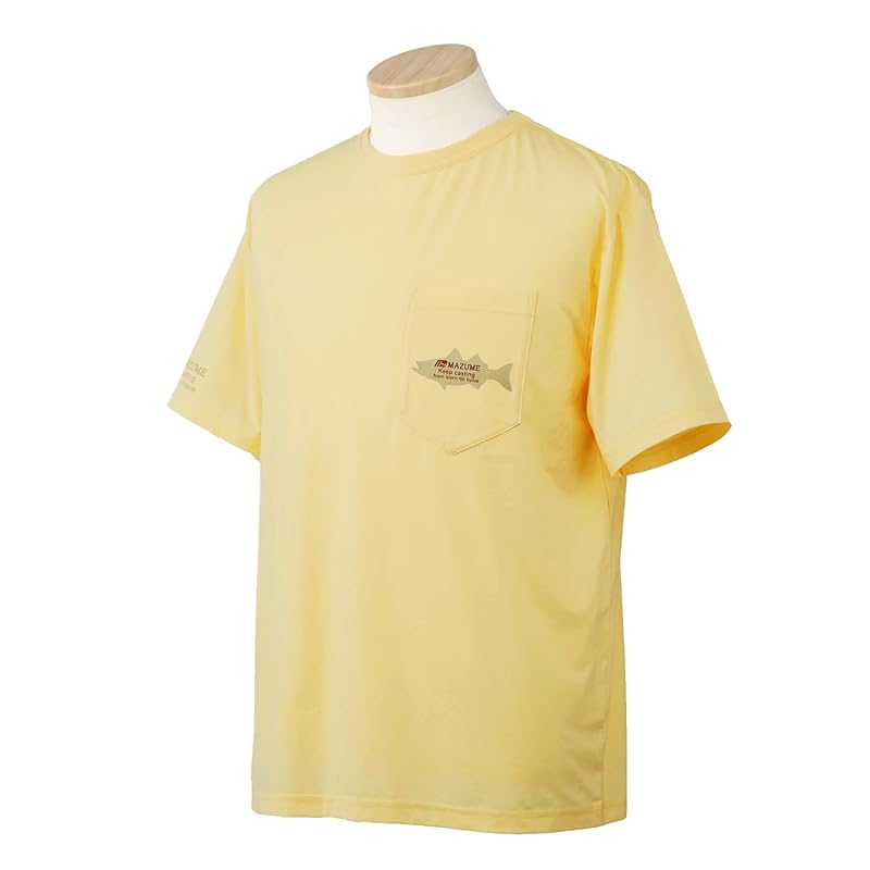 

[Mazume] street wear prime flex t-shirt SEABASS yellow M