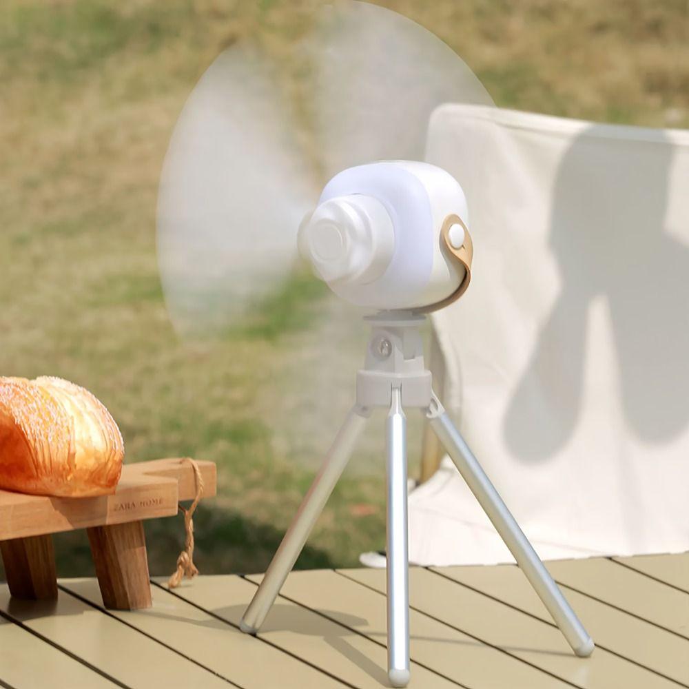 Night Light Wireless Mini Fan Rechargeable Electric Remote Control Fan  Ventilation Cooler