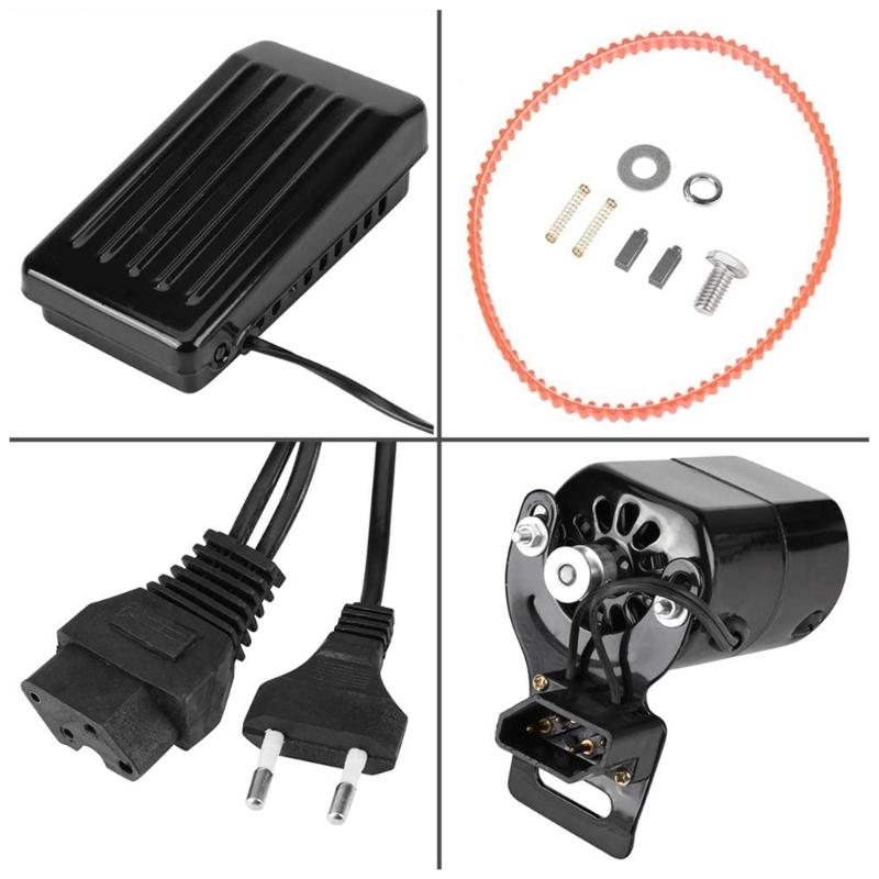 180W Silnik Maszyny do Szycia Kontroler Pedału Nożnego Domowe Akcesoria do Szycia Tekstura Metalu i Plastiku do Użytku Domowego
