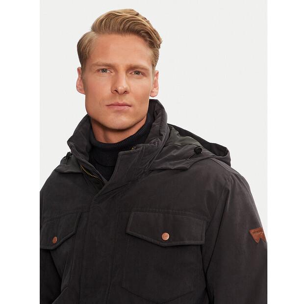 Зимняя куртка Wrangler 112357266, черная, стандартный крой