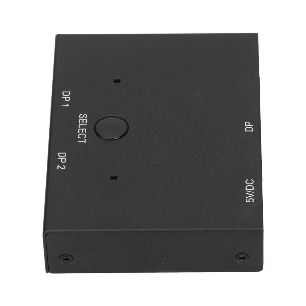 Displayport Splitter Bidirectional DP Switch Aluminium Alloy Displayport Switcher 8K At 60Hz 4K At