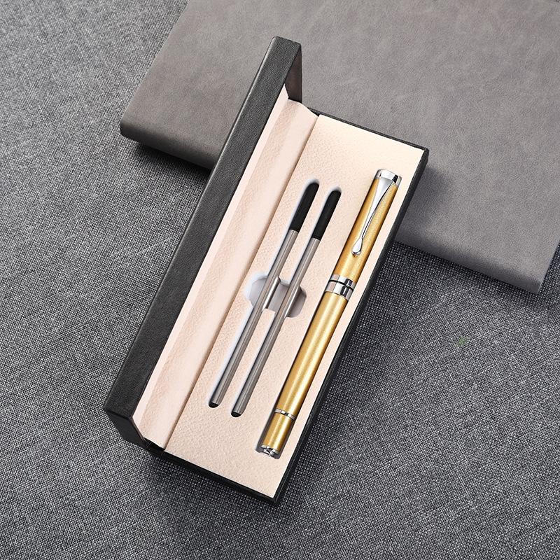 High-Grade Metal Orb Pen Printable Multi-Color Business Office Signature Pen Ballpoint Pen Set Gift Box