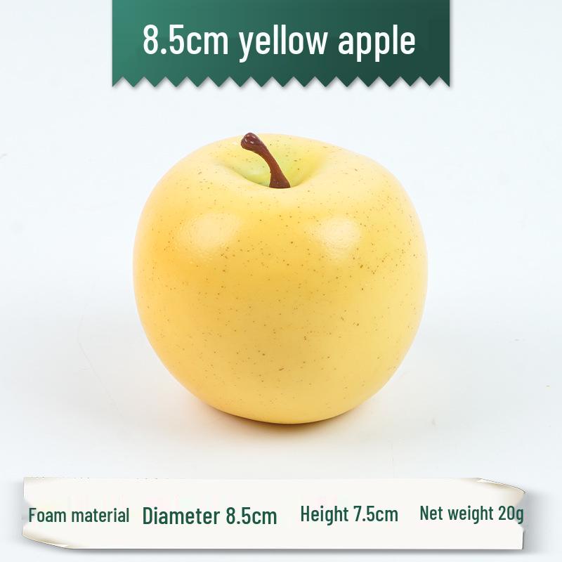 Red & Green Fake Apple Model - Photography Prop & Home Decor