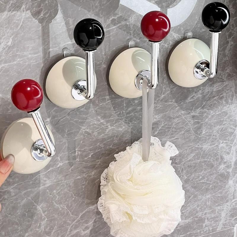 Quick Install Waterproof Adhesive Hook Wall Hook for Home Organization Bathroom Kitchen Use