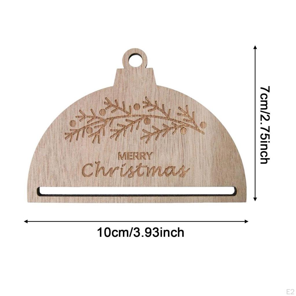 Ozdoby Makrama 6 Sztuk Dekoracje Świąteczne ze Wzorem Gałązki Drzewa Plecione Dekoracje Świąteczne DIY