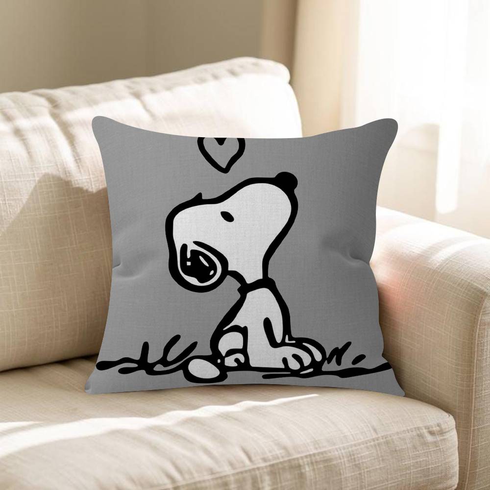 

Love Heart Snoopy 4545cm Cushion Cover Pillow Cover Decor Pillowcase Home Pillowcase For Couch Pillow 30x30 cm