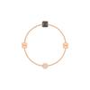 Swarovski Remix Black Square Magnetic Clasp Bracelet for Women Gold Gold M