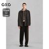 GXG Men's Brown Tweed-Style Shirt Jacket