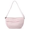 Simple and Fashionable Shoulder Bag Women's New Casual and Lightweight Trendy Messenger Bag High-end Solid Color Large-capacity Bag Tide