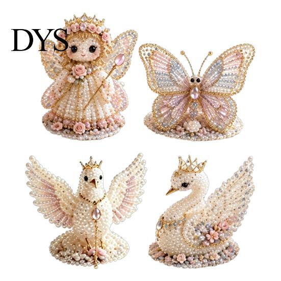 Set per Perline Principianti 1 Animale di Perline 3D Kit Fai da Te, Kit di Artigianato Artistico con Istruzioni, Insetto Uccello Fata Fatto a Mano per Bambini Adulti Principianti Decorazione