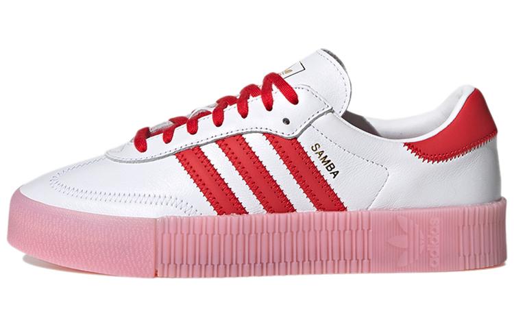 Adidas Sambarose  White Red  Women s FX6269 36