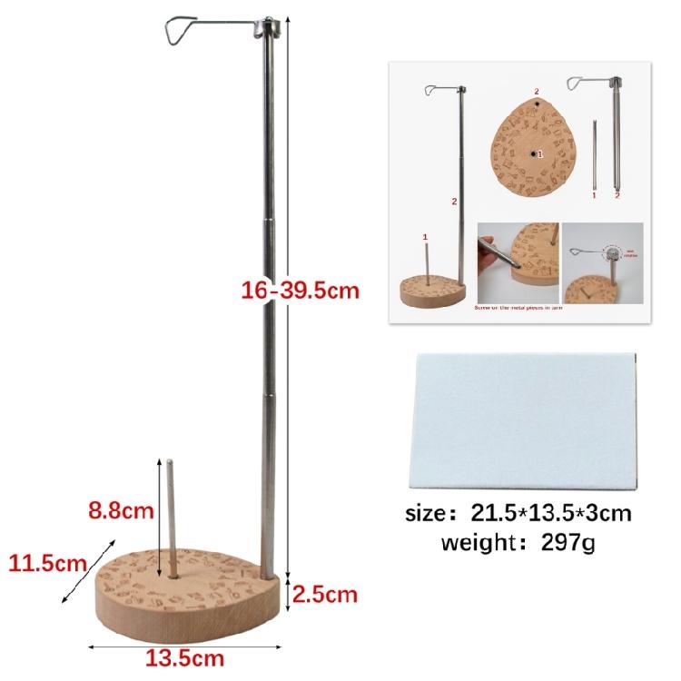 Single Thread Spool Holder Cone Spool Stand Sewing Machine Thread Stand with Heavy Base, Sewing Single Thread Holder