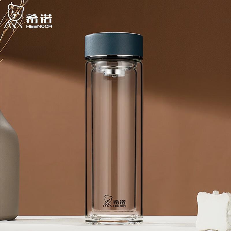 Xinuo Double-Layer Anti-Scald Glass Cup