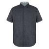 Mens Denim Regular Short-Sleeved Shirt