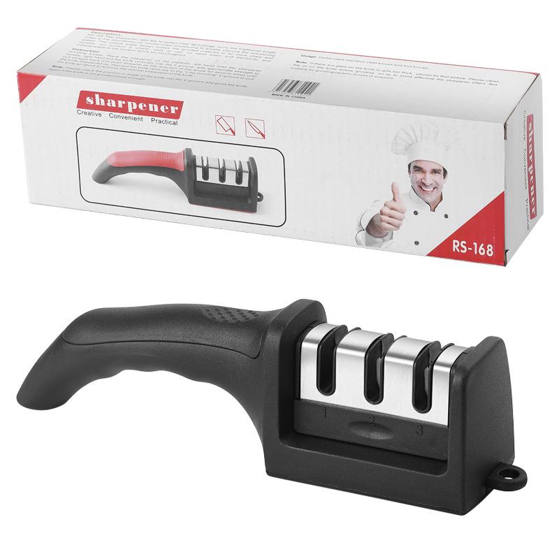 Household Three-Stage Multifunctional Kitchen Knife Sharpener