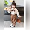 Kids Casual Long-Sleeve Set, Comfortable Daily Wear Outfits