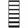 Bookshelf Black Oak Look 80 x 30 x 198 cm Engineered Wood