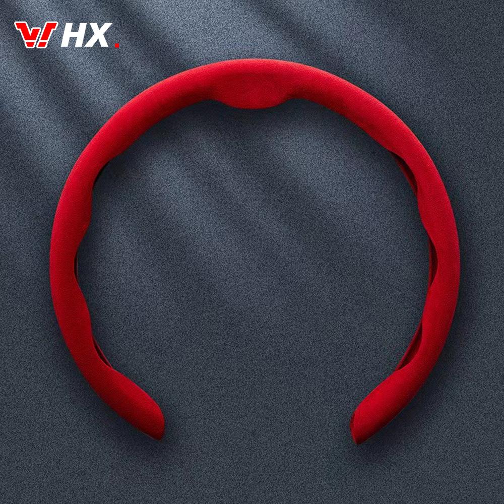 Car Steering Wheel Cover 38cm 15inch Ultra-thin Fur Non-slip Breathable Anti-skid Accessories Steering Wheel Decorative Supplies