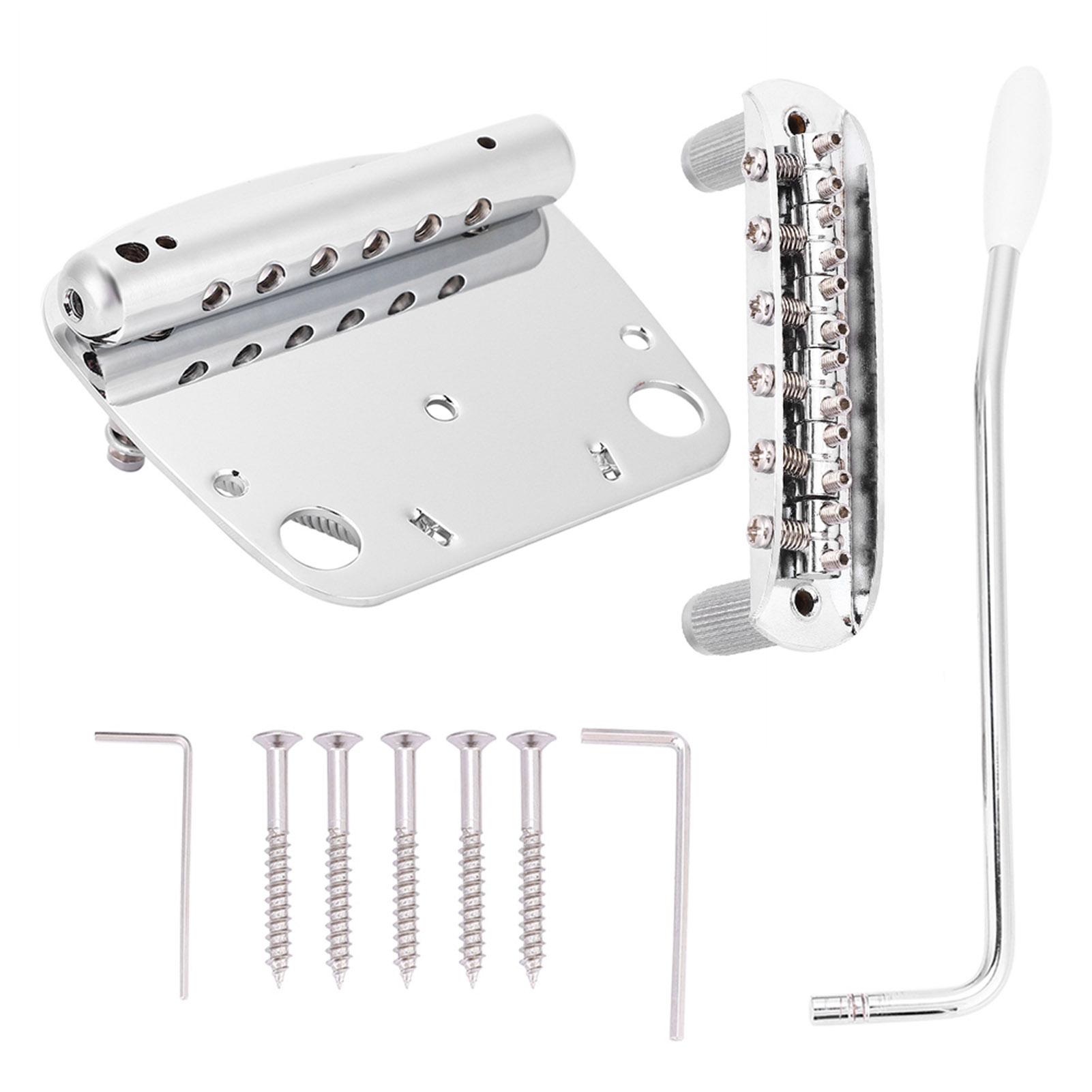 

Tremolo Vibrato Tailpiece Bridge Set for Mustang Guitar Replacement Parts