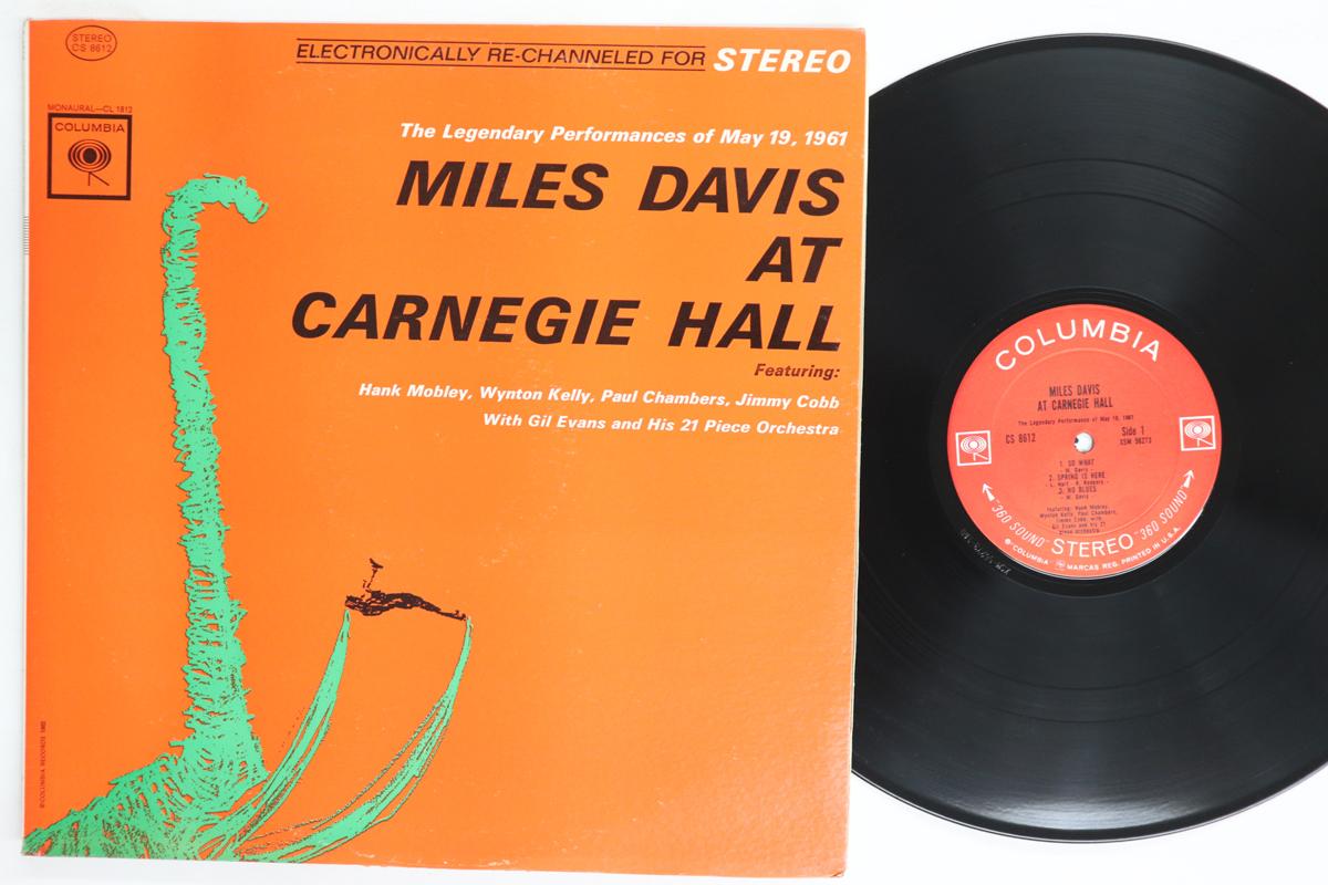 LP Record MILES DAVIS  Miles Davis At Carnegie Hall CS8612 COLUMBIA 1963 US Jazz Used