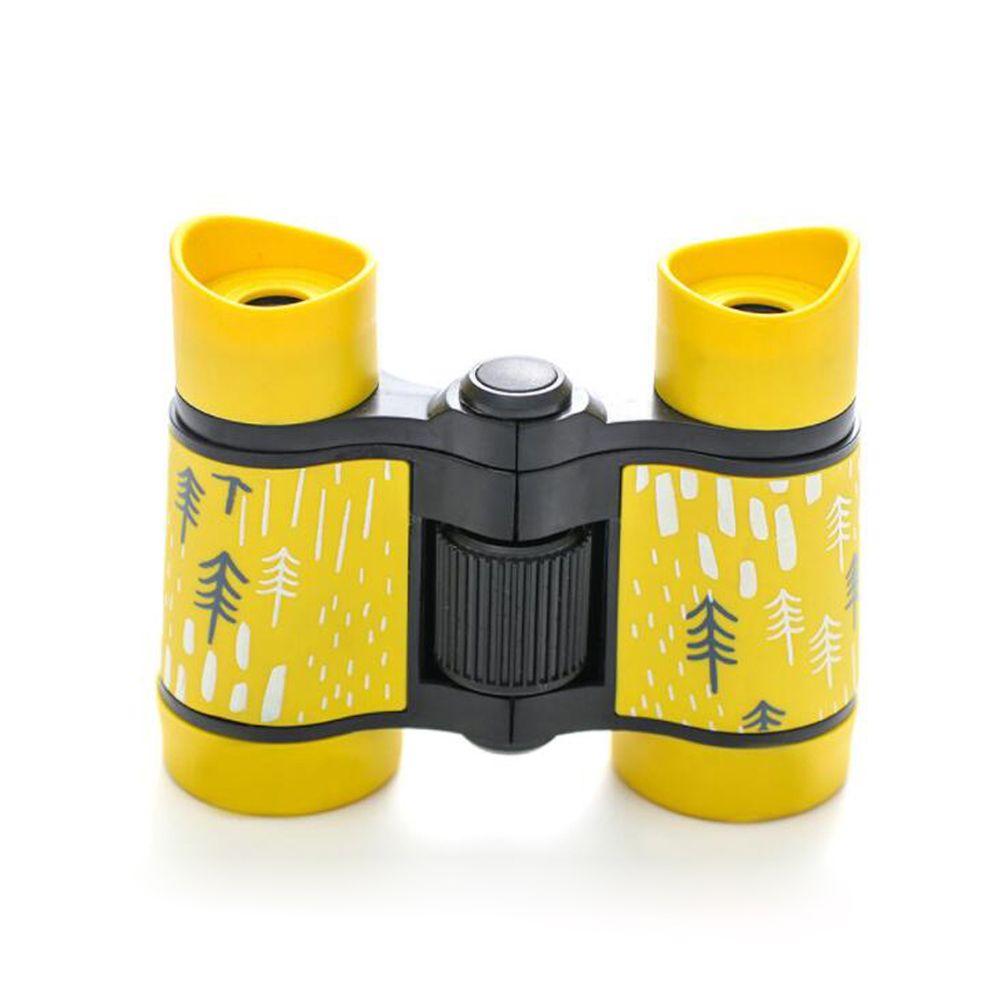 

High Quality 4x30 Gift For Kids Binoculars Pocket Rubber Telescope Rubber Telescope For Children жовтий