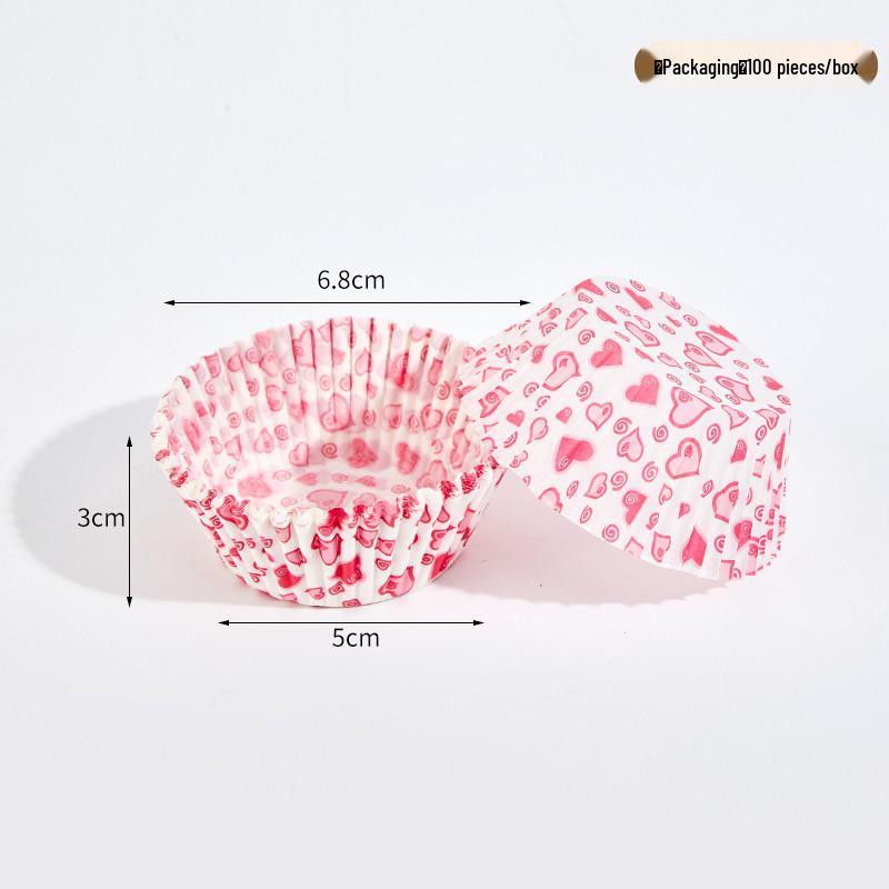 Snowy Niang Oilproof Cartoon Cake Cups - Cupcake Liners & Butter Paper for Baking