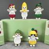 Mofusand Fruit Nyan Gachapon Pineapple Cat Blind Box Kawaii Desktop Decoration Car Decoration Collectable Toy Birthday Gift