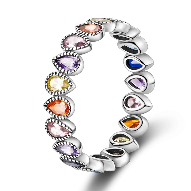 Biżuteria Pierścionek 100% Srebro Próby 925 damski pierścionek zaręczynowy Tworzenie biżuterii dla kobiet jako prezenty na przyjęcie weselne