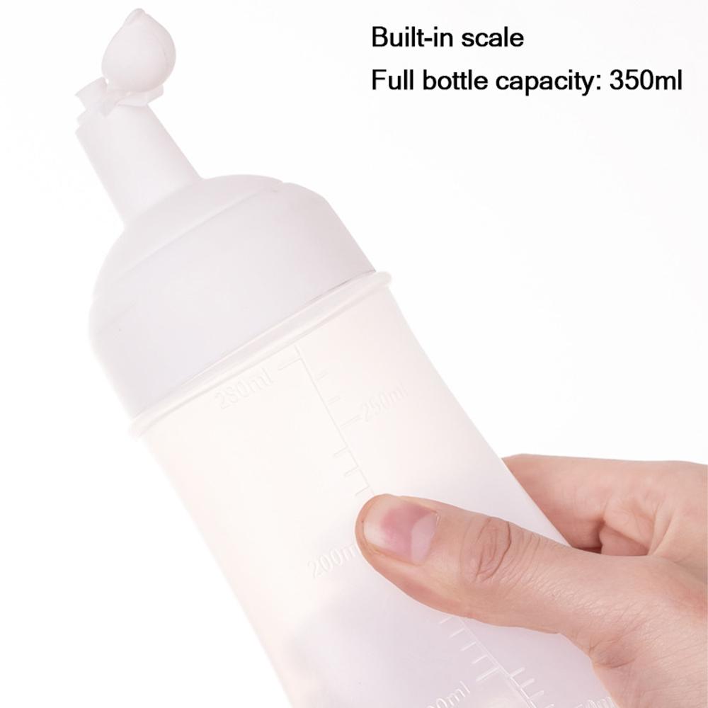 Einloch-Squeeze-Flaschen für Gewürze 350 ml Ketchup Senf Mayo Scharfe Saucen Olivenölflasche Honig Salatdressing Ölspender