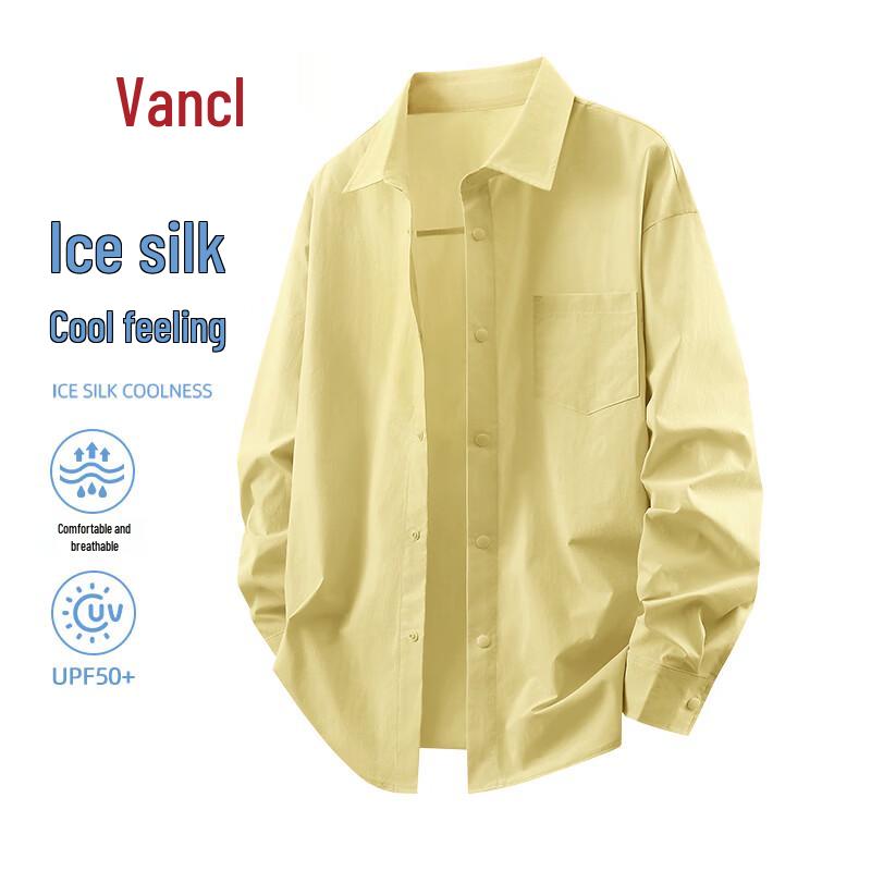 VANCL Men s Ice Silk Long Sleeve Sun Protection Shirt L